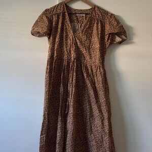 Christy Dawn Earthy Floral Midi Dress